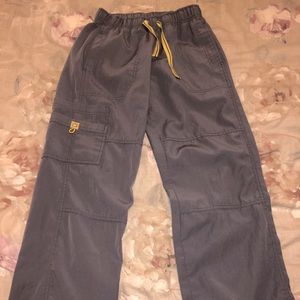Grey WonderWink Scrub Pants
